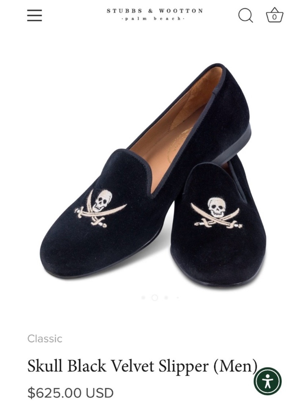 Size 10.5 Stubbs and Wooton Slippers